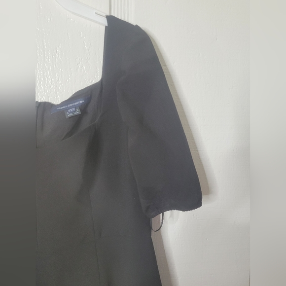 French Connection Dress Black Berina Mini Women's Sz US12 NWOT - Picture 6 of 11